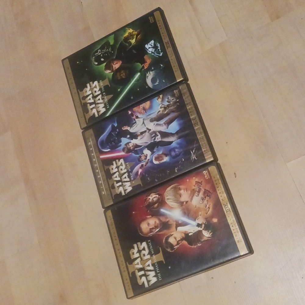 3 AWESOME STAR WARS ORIGINAL MOVIES